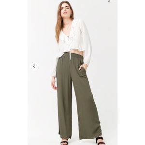 Smoked wide-leg pants . Only  worn once